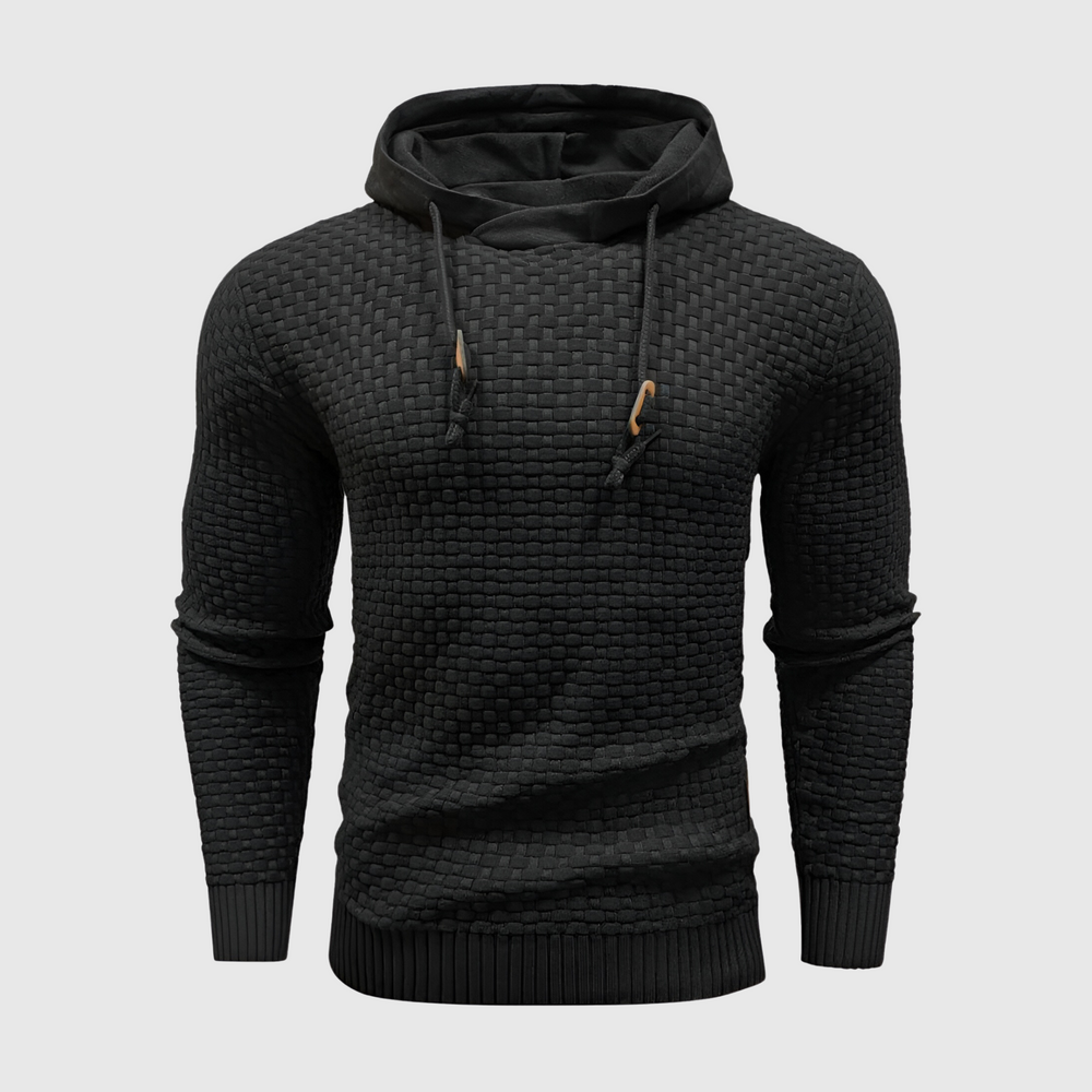 Emeric - Men's Knit Pullover Hoodie