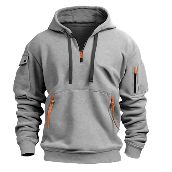 Ephraim - Men's Fleece Half Zip Hoodie