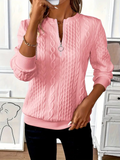 Esme - Women's Knit Zip Up Sweater