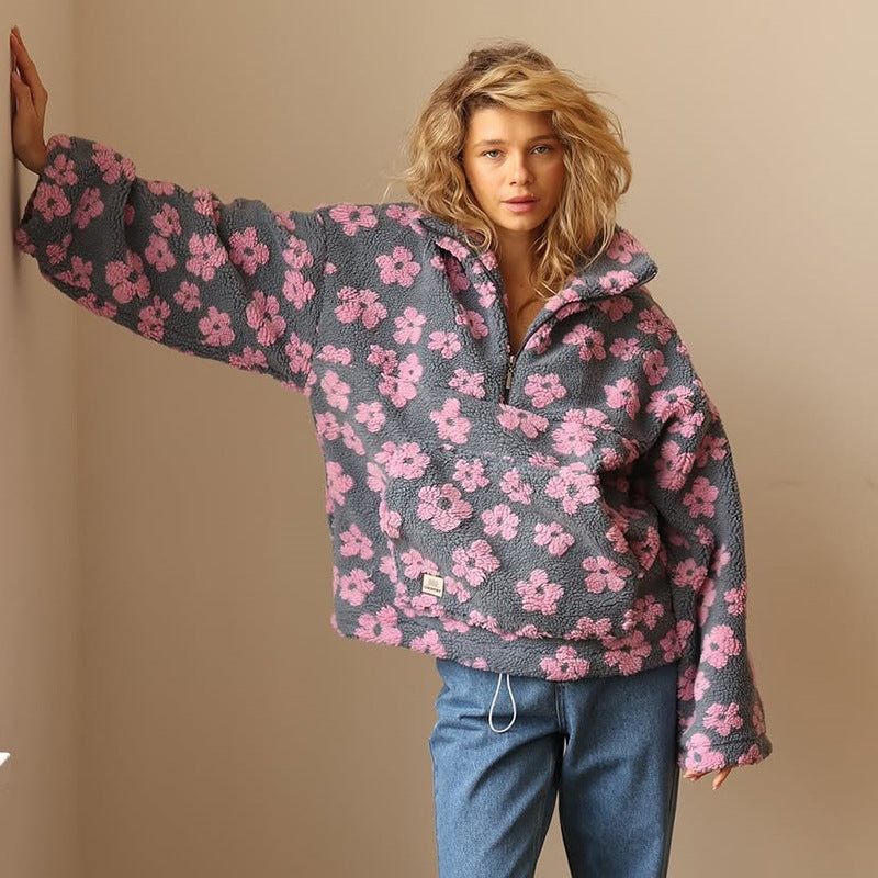 Evangeline - Women's Knit Zip Up Sweater
