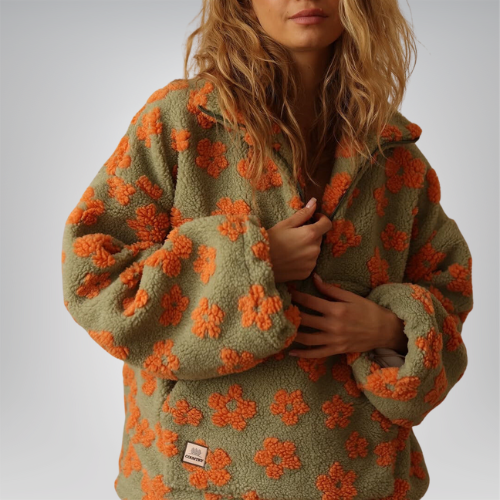 Evangeline - Women's Knit Zip Up Sweater