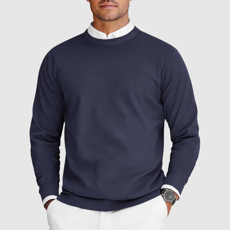 Ezra - Men's Knit Crew Neck Sweater