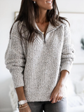 Fern - Women's Knit Zip Up Sweater