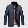 Gilbert - Men's Quilted Fur Collar Jacket