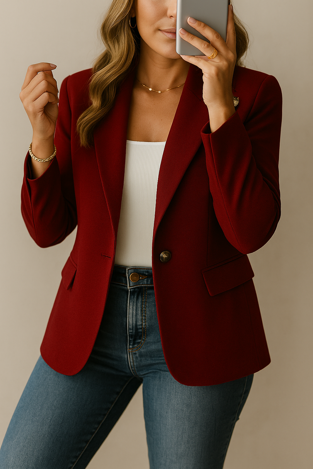 Guinevere - Women's Fitted Tailored Blazer