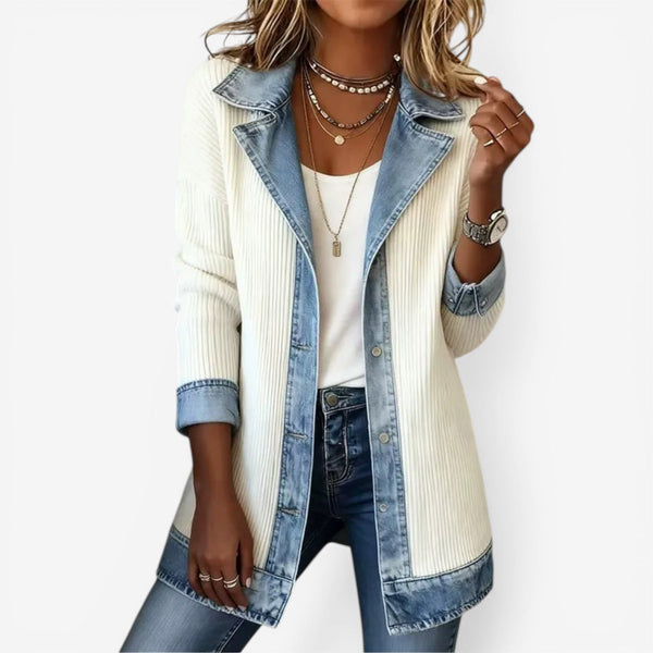 Harriet - Women's Denim Knit Jacket