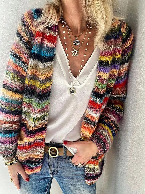 Hazel - Women's Knit Open Front Cardigan