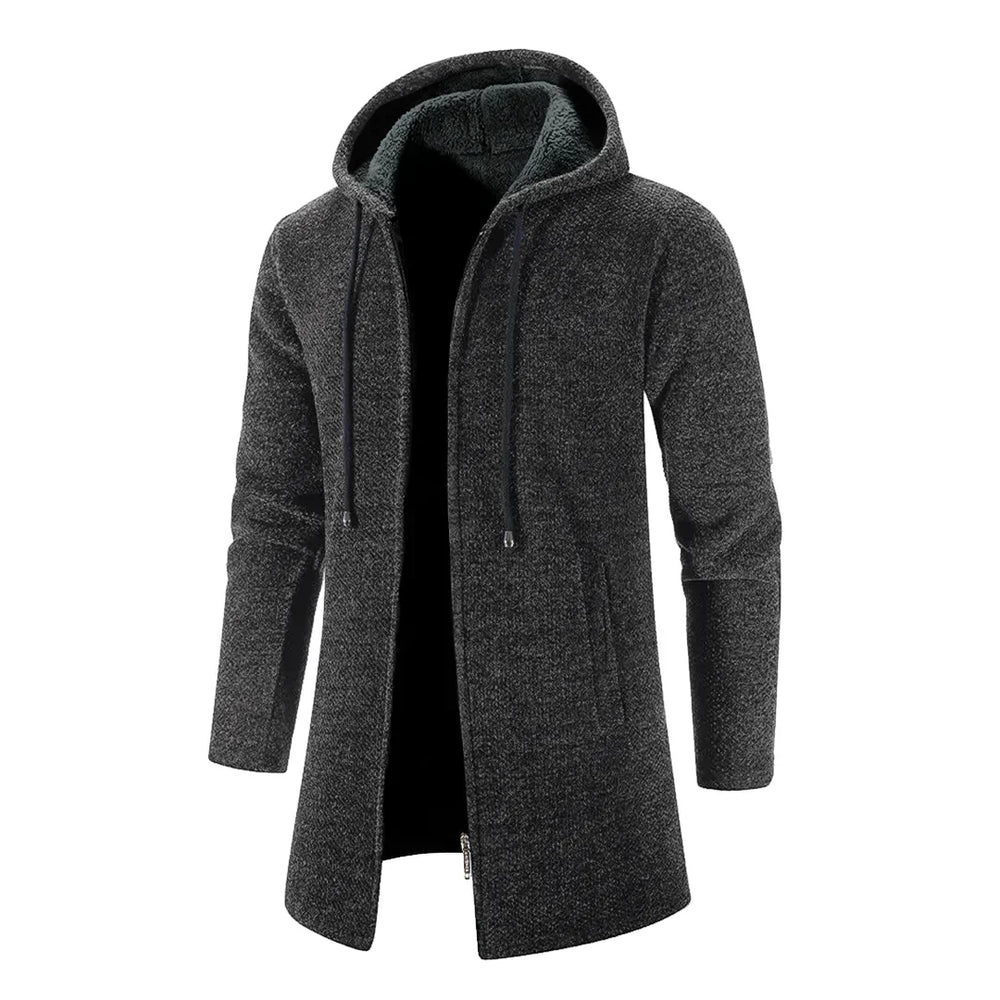 Hendrick - Men's Long Hooded Coat