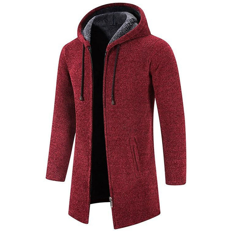 Hendrick - Men's Long Hooded Coat