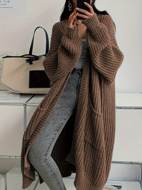 Ingrid - Women's Duster Chunky Knit Cardigan
