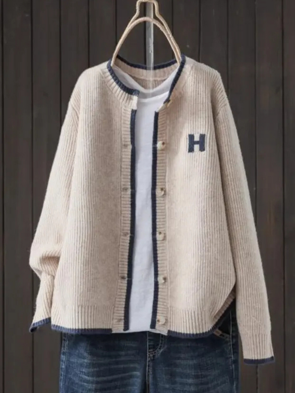 Iris - Women's Button Up Varsity Cardigan
