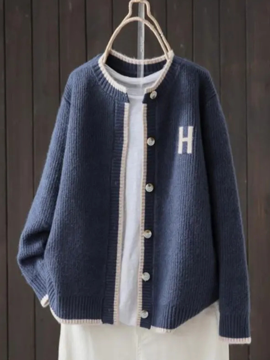 Iris - Women's Button Up Varsity Cardigan