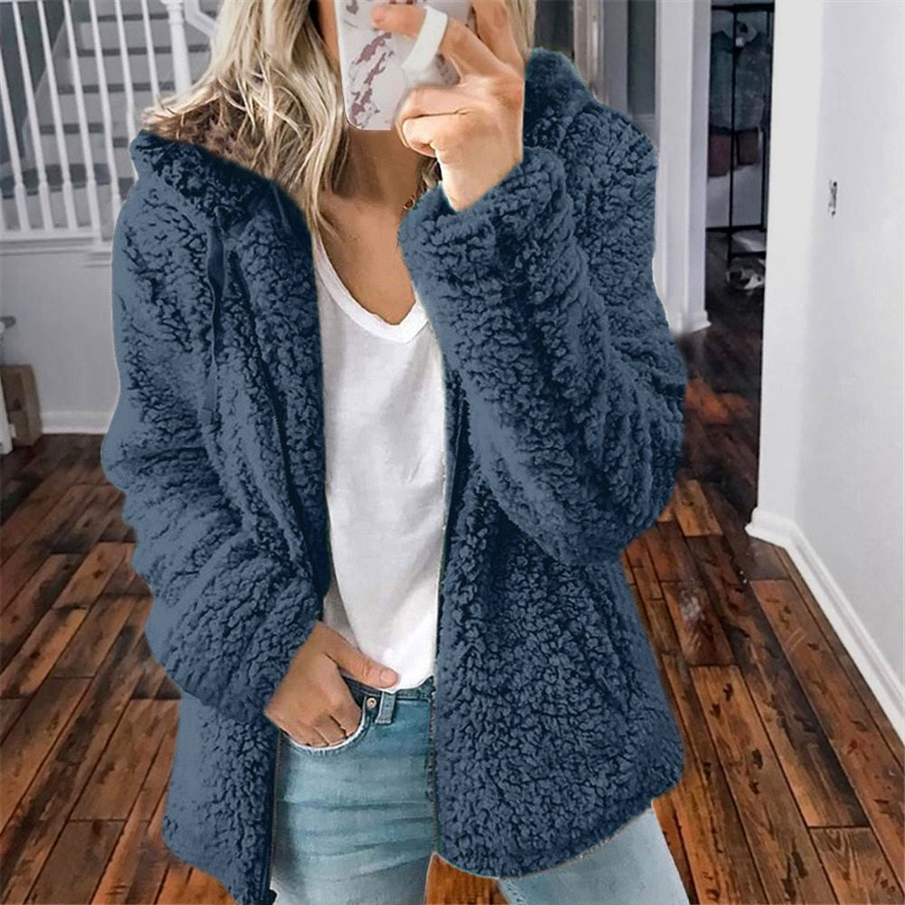 Isolde - Women's Fleece Hooded Jacket