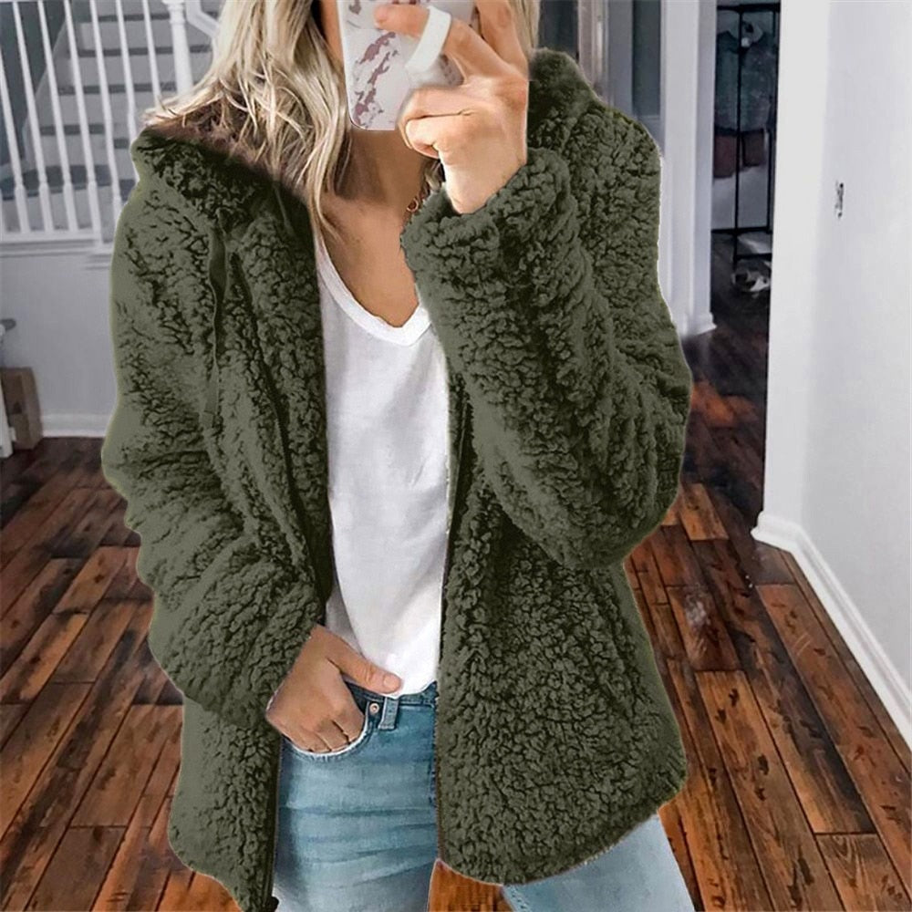 Isolde - Women's Fleece Hooded Jacket