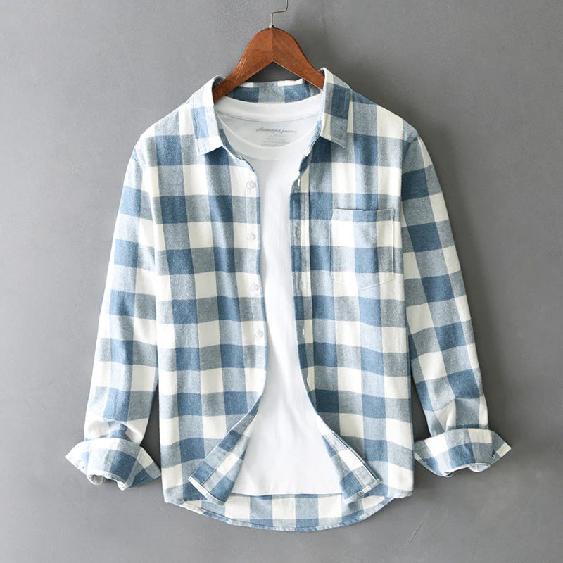 Ivo - Men's Flannel Check Shirt