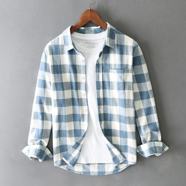 Ivo - Men's Flannel Check Shirt