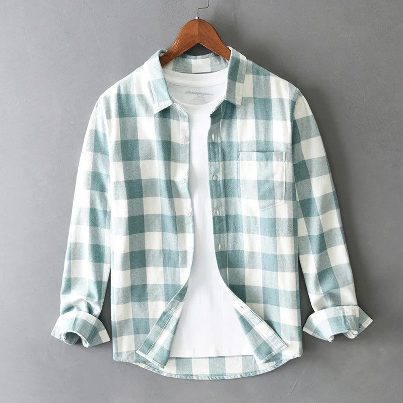 Ivo - Men's Flannel Check Shirt