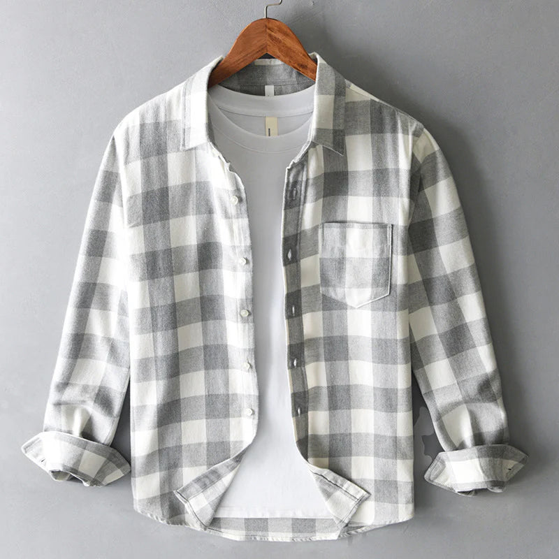 Ivo - Men's Flannel Check Shirt
