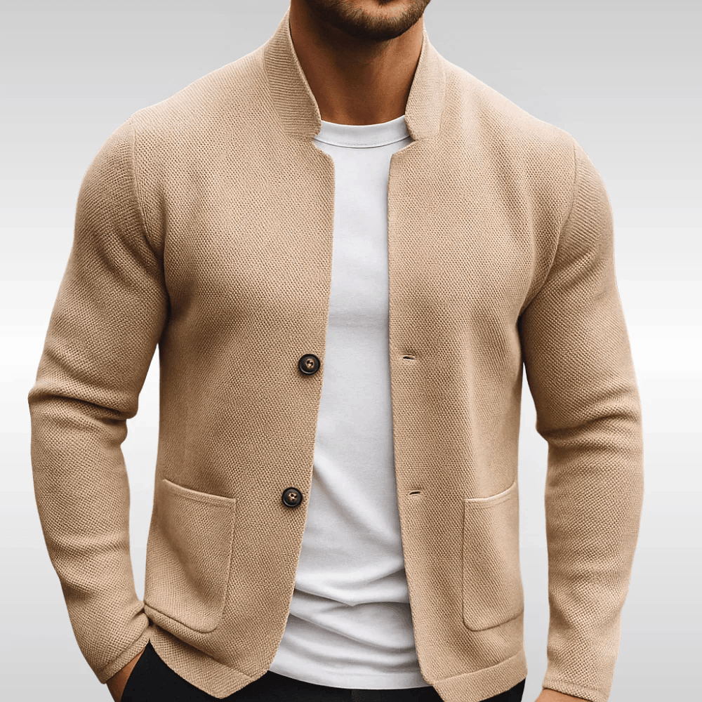 Jasper - Men's Knit Button Up Cardigan