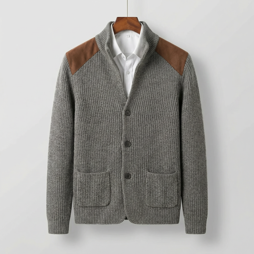 Jerome - Men's Button Up Knit Cardigan