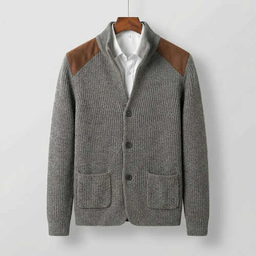 Jerome - Men's Button Up Knit Cardigan