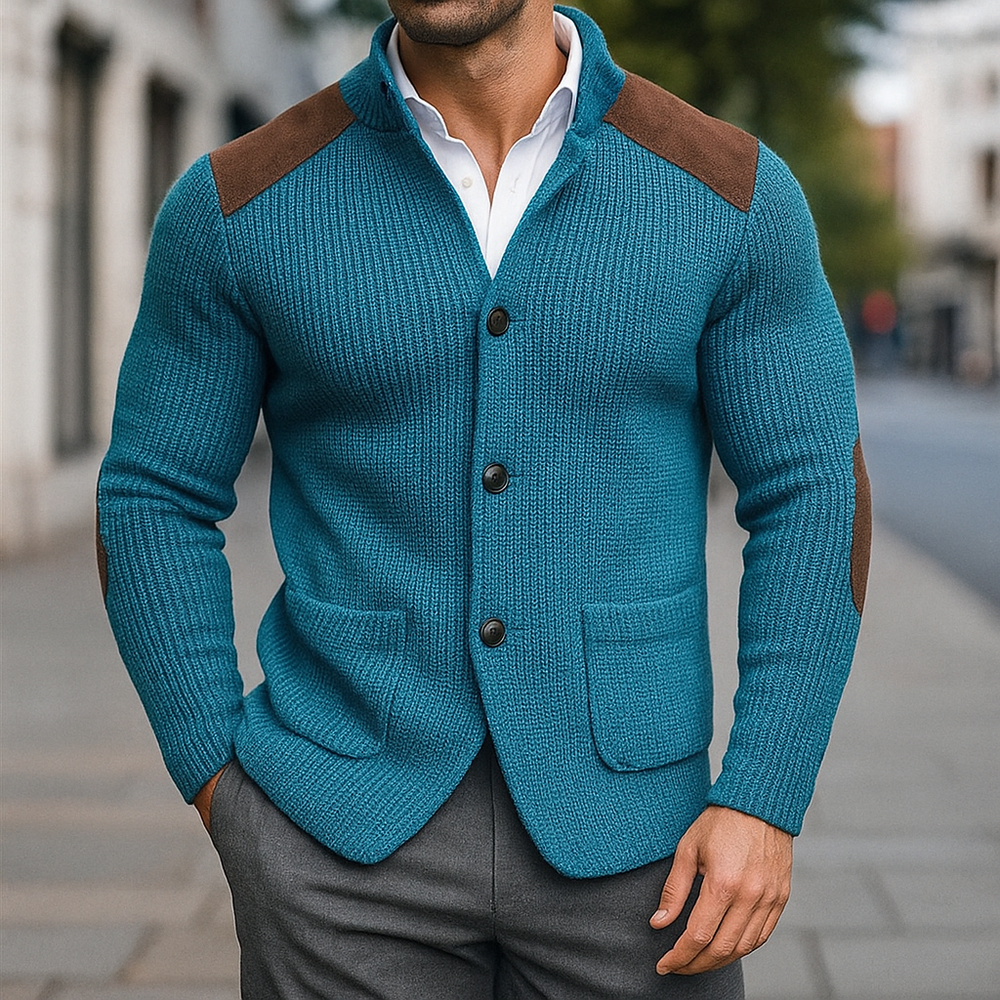 Jerome - Men's Button Up Knit Cardigan