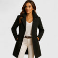 Junia - Women's Long Double Breasted Coat