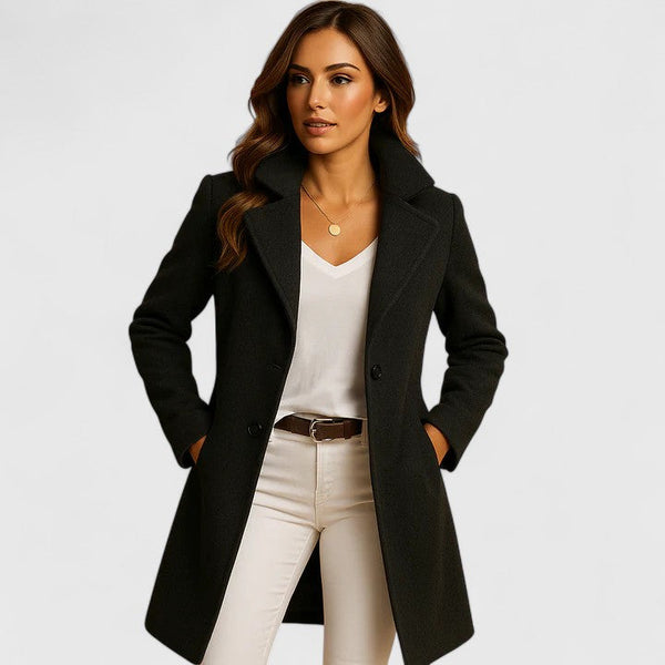 Junia - Women's Long Double Breasted Coat