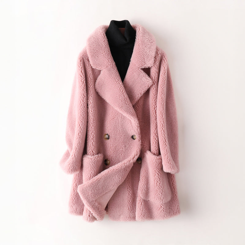 Juno - Women's Longline Sherpa Fleece Jacket