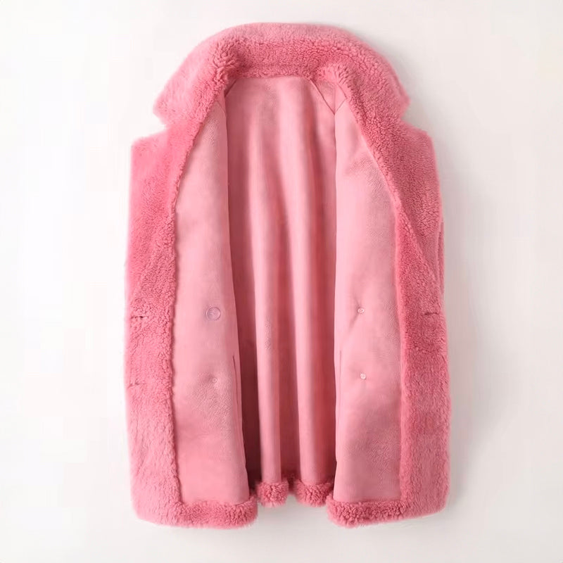 Juno - Women's Longline Sherpa Fleece Jacket