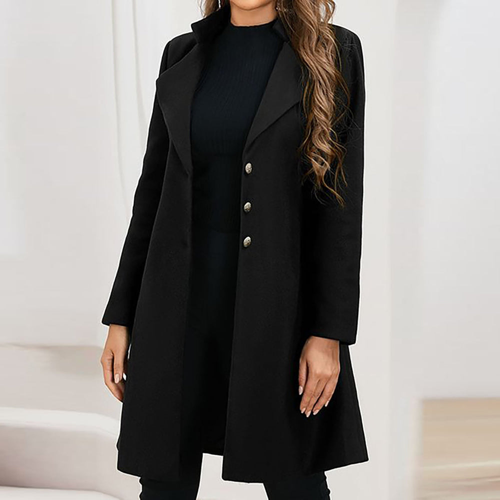 Kendra - Women's Fitted Long Coat
