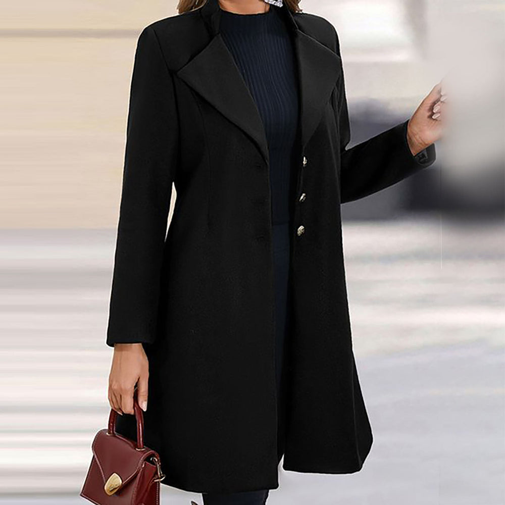 Kendra - Women's Fitted Long Coat