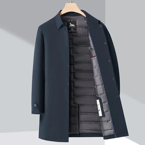 Lambert - Men's Quilted Trench Coat