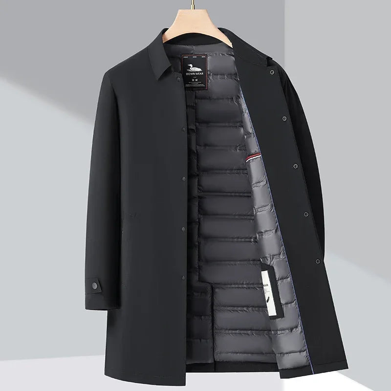 Lambert - Men's Quilted Trench Coat