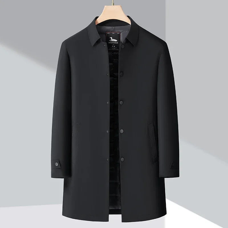 Lambert - Men's Quilted Trench Coat