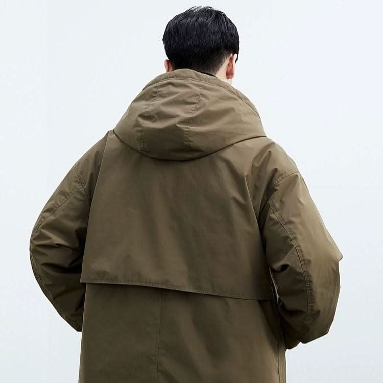 Laurent - Men's Long Hooded Coat