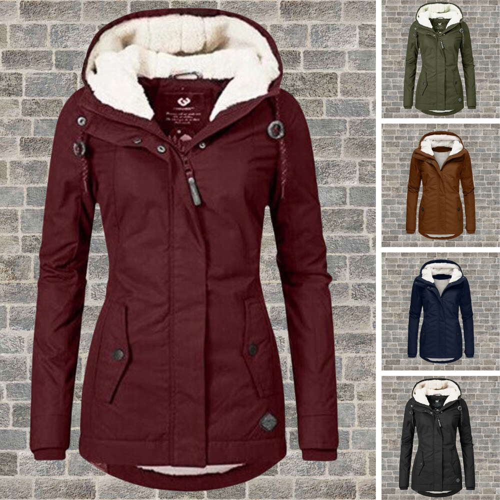 Lavinia - Women's Hooded Parka Coat