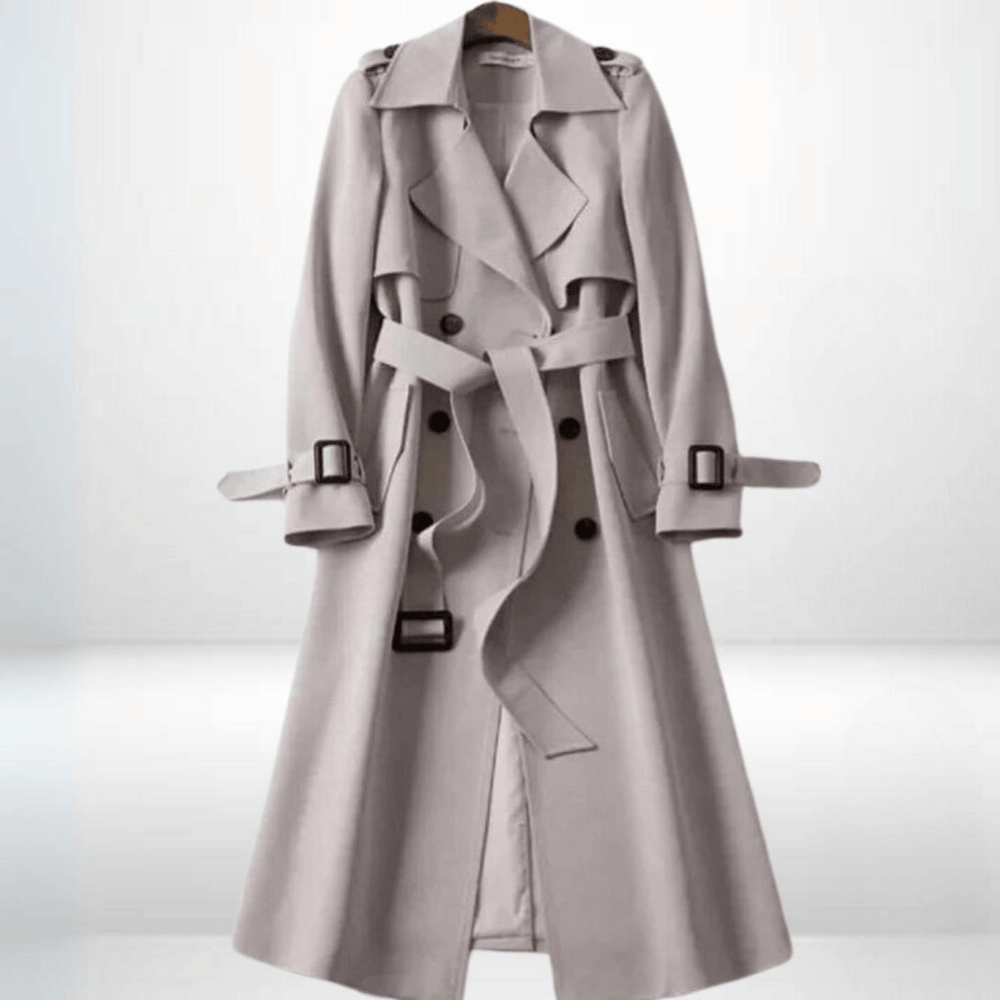 Leonie - Women's Belted Trench Coat