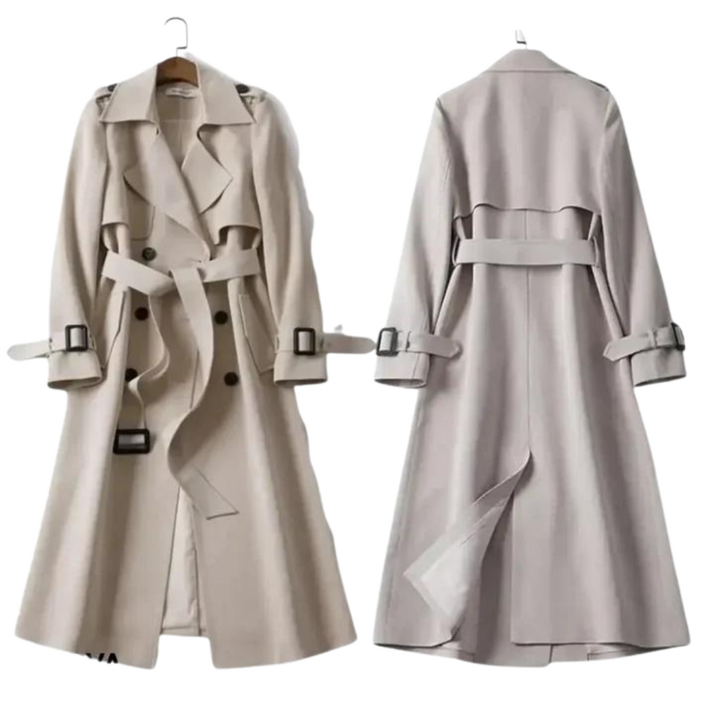 Leonie - Women's Belted Trench Coat