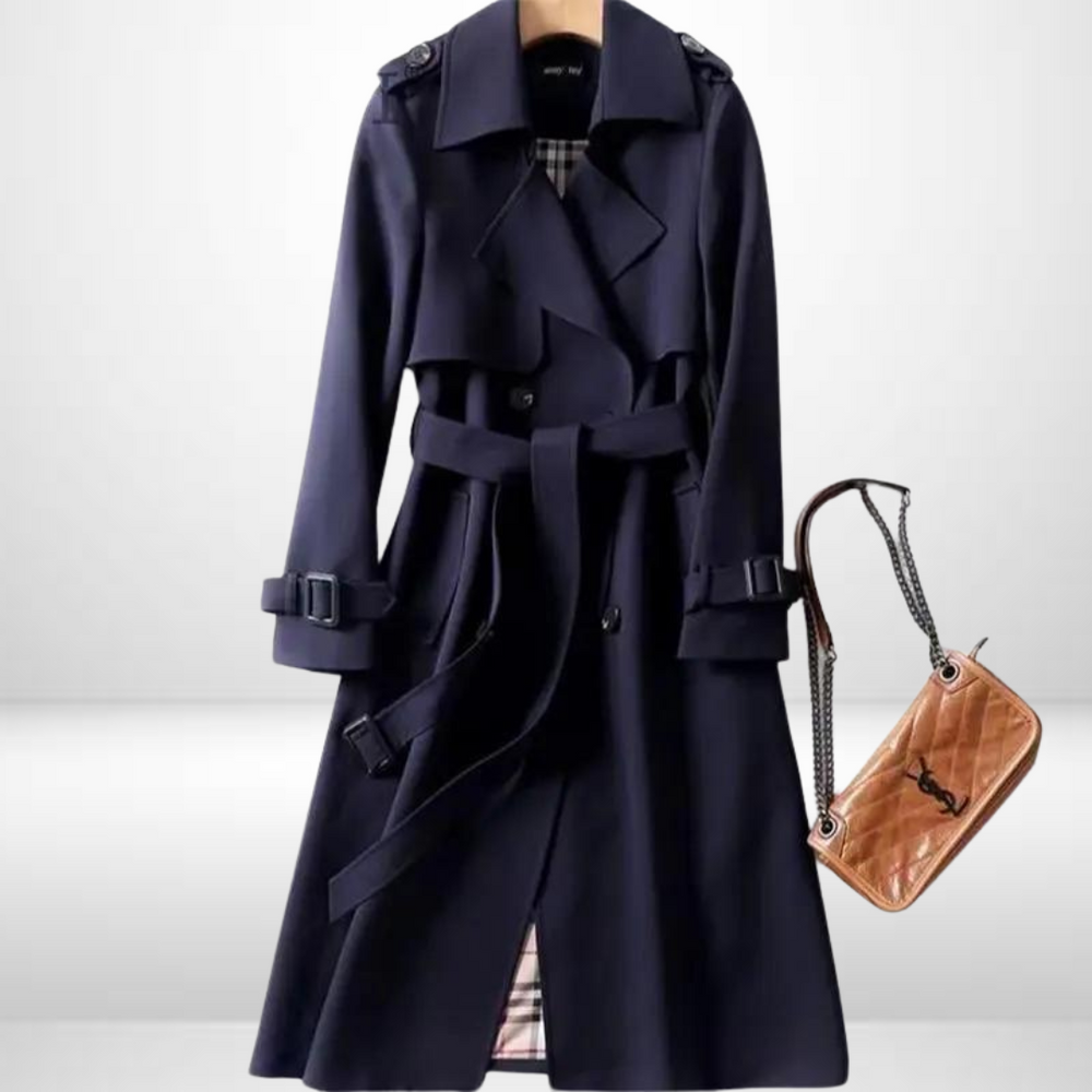 Leonie - Women's Belted Trench Coat