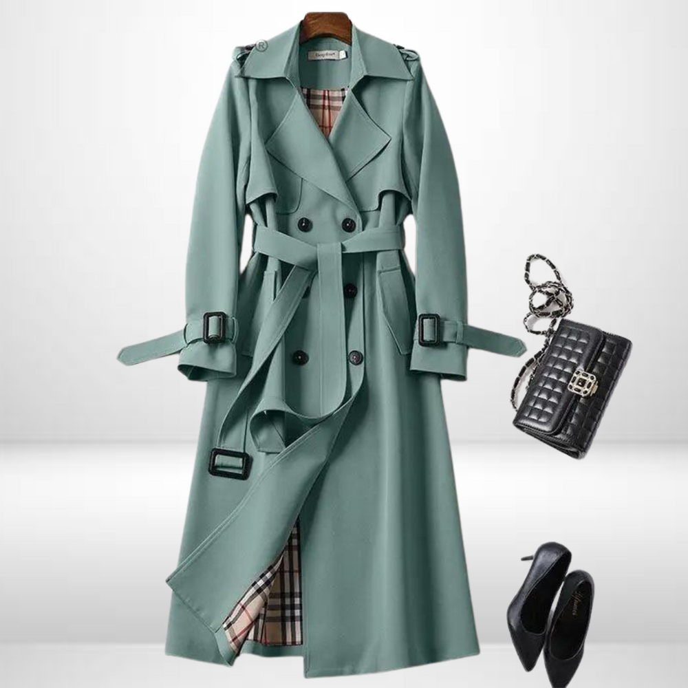 Leonie - Women's Belted Trench Coat