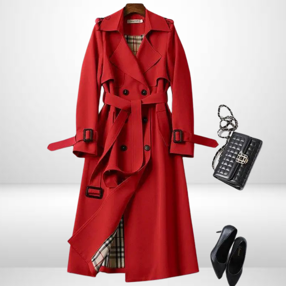 Leonie - Women's Belted Trench Coat