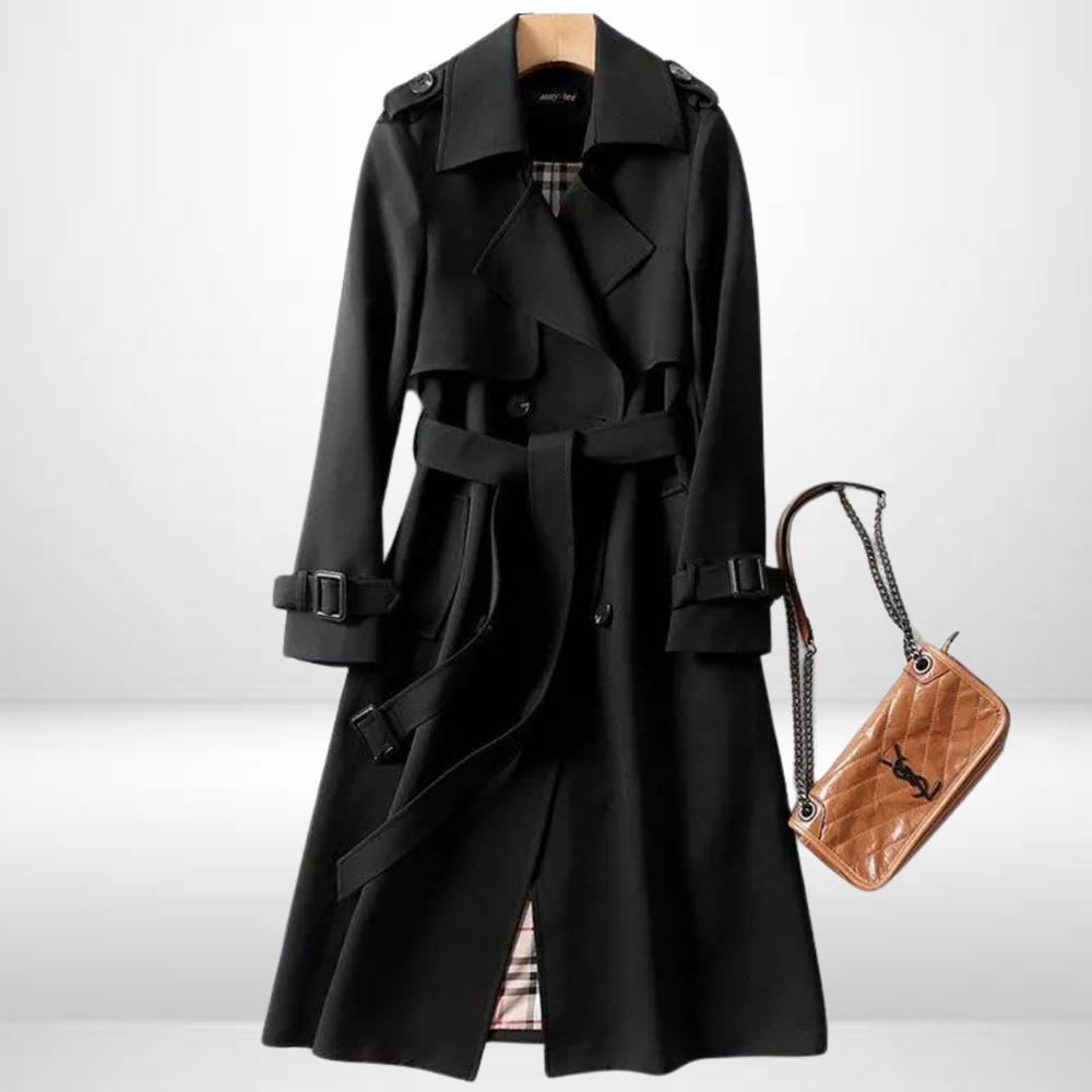 Leonie - Women's Belted Trench Coat