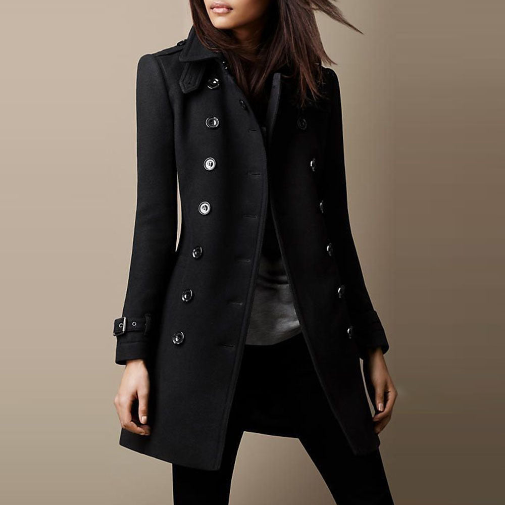 Leonora - Women's Fitted Double Breasted Jacket