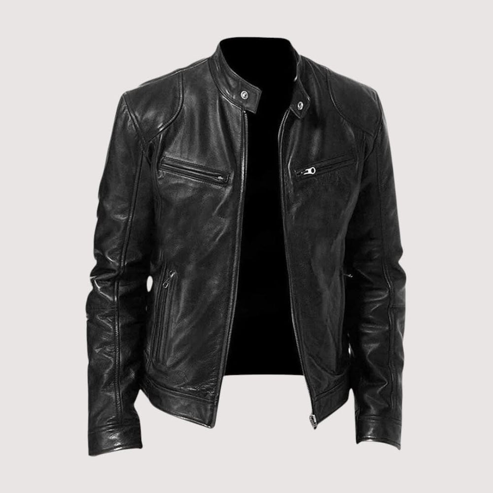 Leopold - Men's Leather Moto Jacket