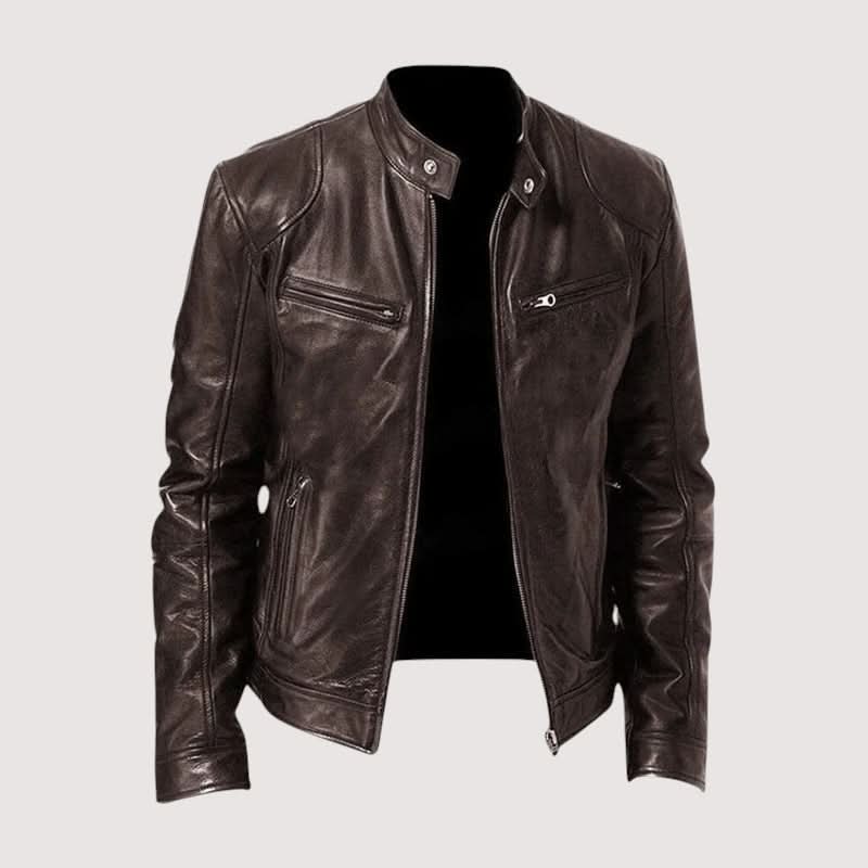 Leopold - Men's Leather Moto Jacket