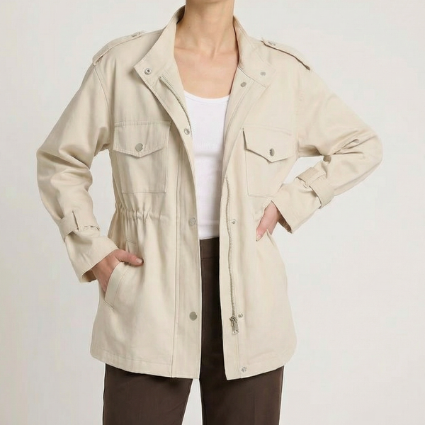 Lila - Women's Belted Utility Coat
