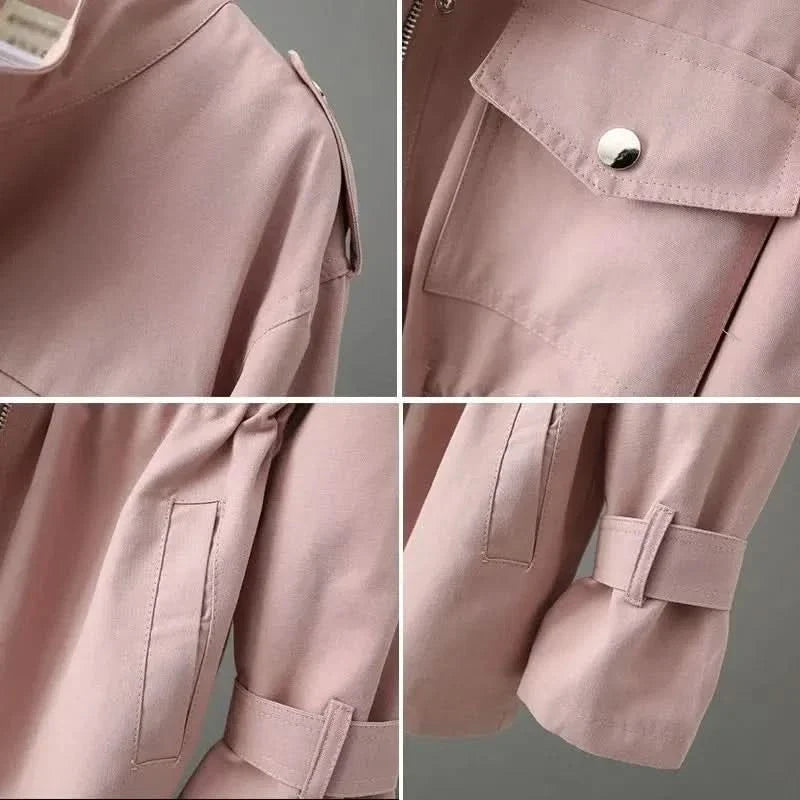 Lila - Women's Belted Utility Coat