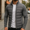 Lorcan - Men's Quilted Zip Up Fleece Jacket