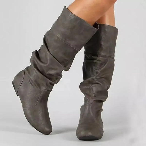 Marianne - Women's Slouch Knee High Boots